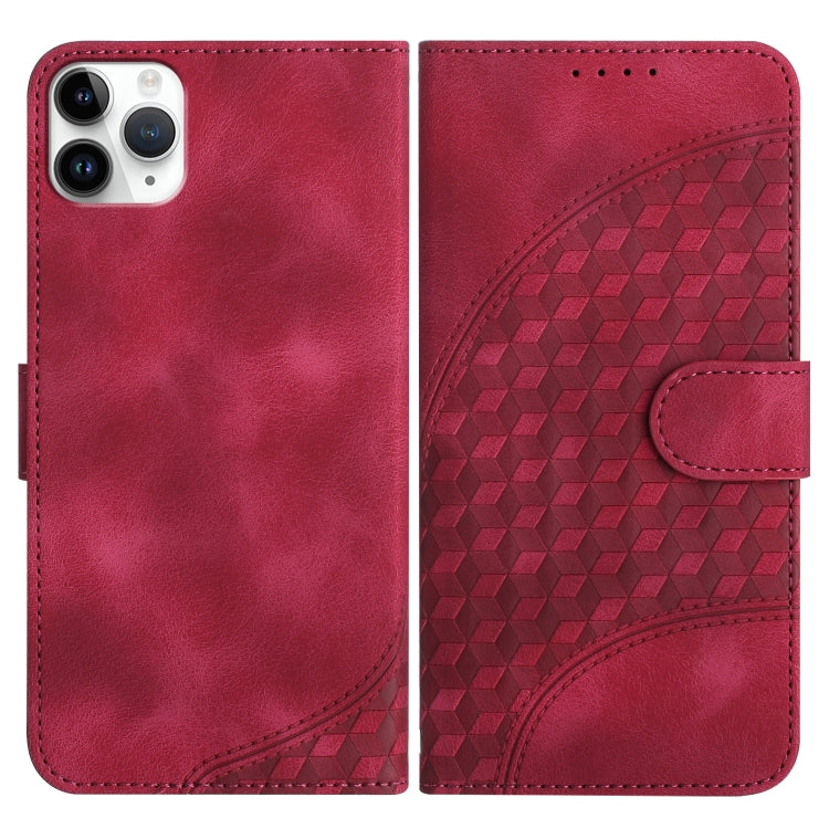 YX0060 Elephant Head Embossed Phone Leather Case with Lanyard, For iPhone 12 mini, For iPhone 11 Pro Max, For iPhone 11