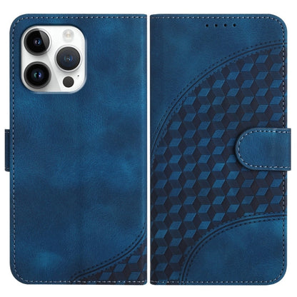 YX0060 Elephant Head Embossed Phone Leather Case with Lanyard, For iPhone 17, For iPhone Air, For iPhone 16 Pro Max