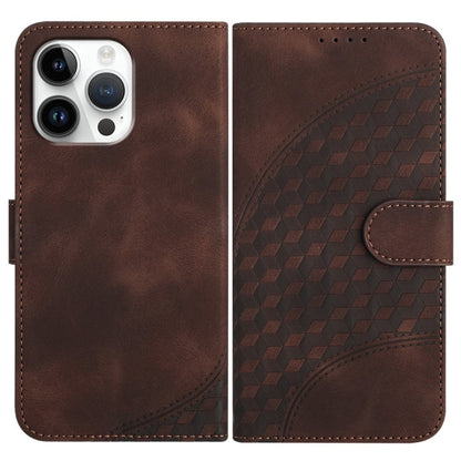 YX0060 Elephant Head Embossed Phone Leather Case with Lanyard, For iPhone 17, For iPhone Air, For iPhone 16 Pro Max