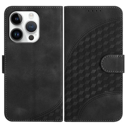 YX0060 Elephant Head Embossed Phone Leather Case with Lanyard, For iPhone 16 Pro, For iPhone 16 Plus, For iPhone 16