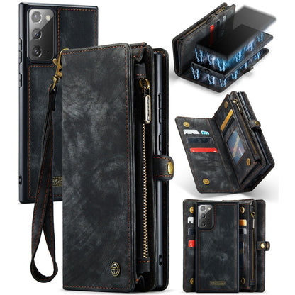 CaseMe-008 Detachable Multifunctional Horizontal Flip Leather Case with Card Slot & Holder & Zipper Wallet & Photo Frame, For Samsung Galaxy Note20 Ultra, For Samsung Galaxy Note20