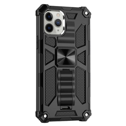 Armor Shockproof TPU + PC Magnetic Protective Case with Holder, For iPhone 12 / 12 Pro, For iPhone 12 Pro Max