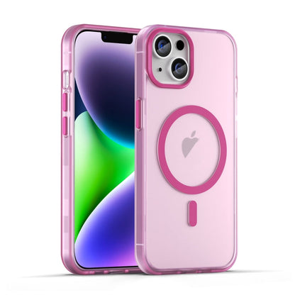 MagSafe Frosted Translucent TPU + PC Full Coverage Phone Case, For iPhone 15, For iPhone 14 Plus