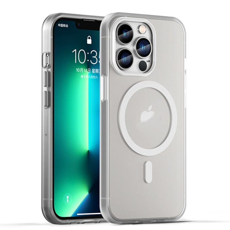 MagSafe Frosted Translucent TPU + PC Full Coverage Phone Case, For iPhone 13 Pro Max, For iPhone 13 Pro