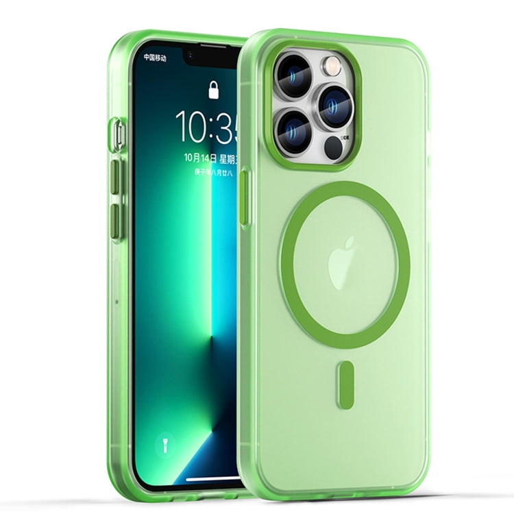 MagSafe Frosted Translucent TPU + PC Full Coverage Phone Case, For iPhone 13 Pro Max, For iPhone 13 Pro