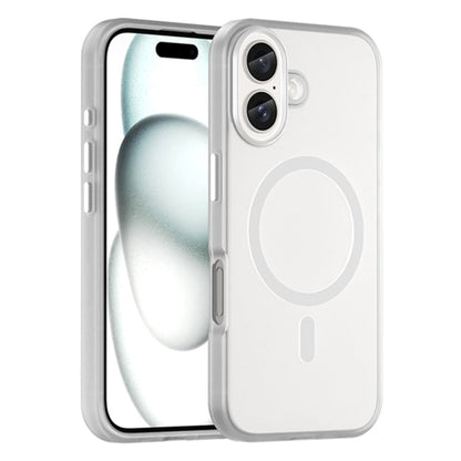 MagSafe Frosted Translucent TPU + PC Full Coverage Phone Case, For iPhone 16, For iPhone 15 Pro Max