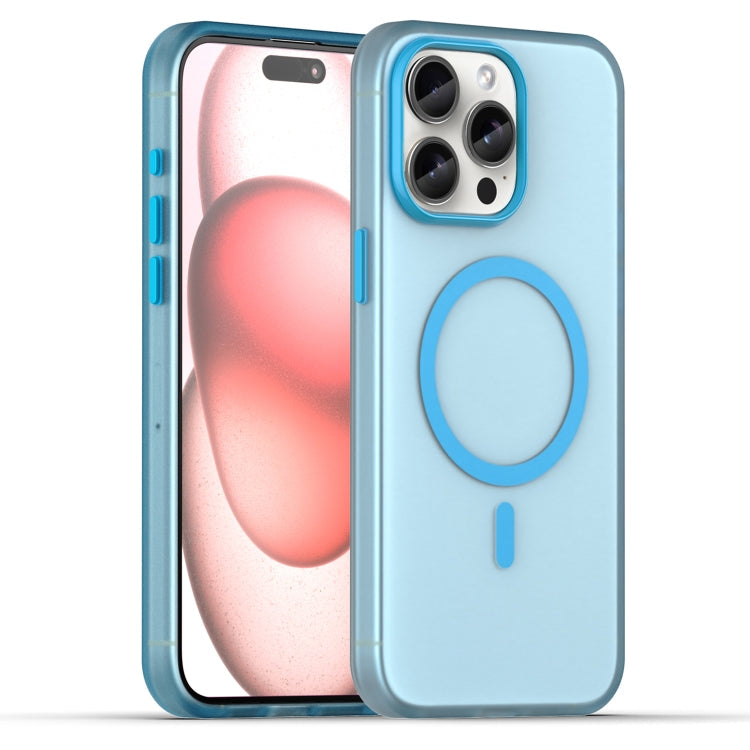 MagSafe Frosted Translucent TPU + PC Full Coverage Phone Case, For iPhone 16, For iPhone 15 Pro Max