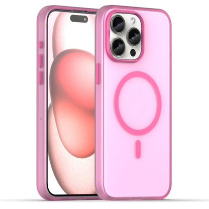 MagSafe Frosted Translucent TPU + PC Full Coverage Phone Case, For iPhone 16, For iPhone 15 Pro Max
