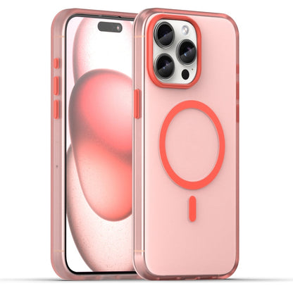 MagSafe Frosted Translucent TPU + PC Full Coverage Phone Case, For iPhone 16, For iPhone 15 Pro Max