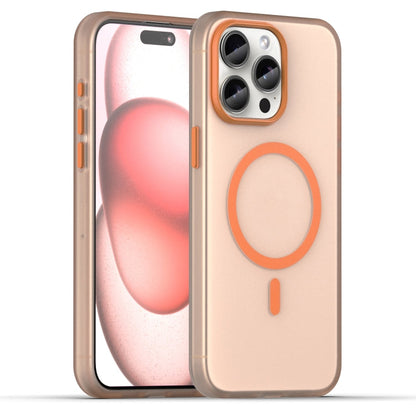 MagSafe Frosted Translucent TPU + PC Full Coverage Phone Case, For iPhone 16, For iPhone 15 Pro Max