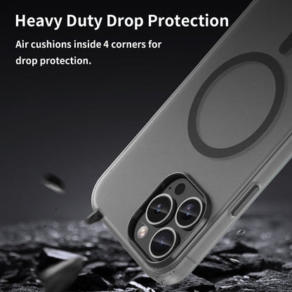 MagSafe Frosted Translucent TPU + PC Full Coverage Phone Case, For iPhone 13 Pro Max, For iPhone 13 Pro