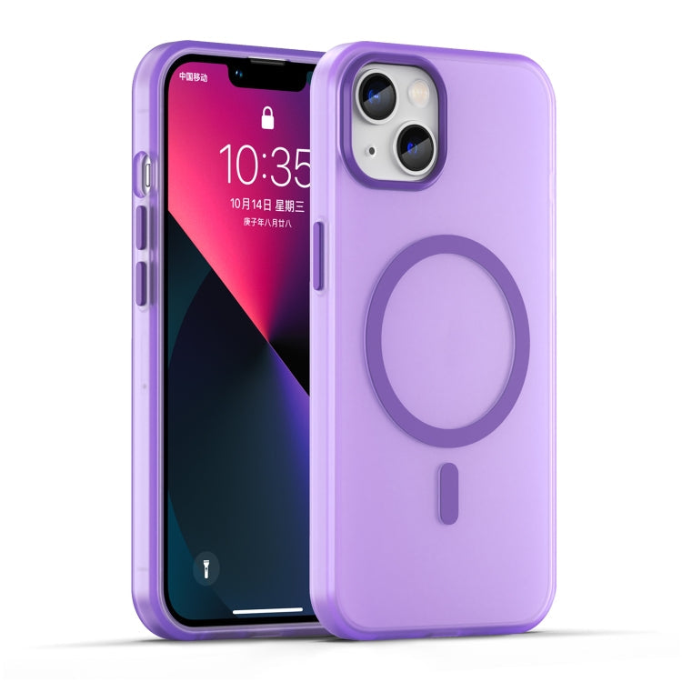 MagSafe Frosted Translucent TPU + PC Full Coverage Phone Case, For iPhone 13, For iPhone 12