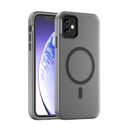 MagSafe Frosted Translucent TPU + PC Full Coverage Phone Case, For iPhone 13, For iPhone 12