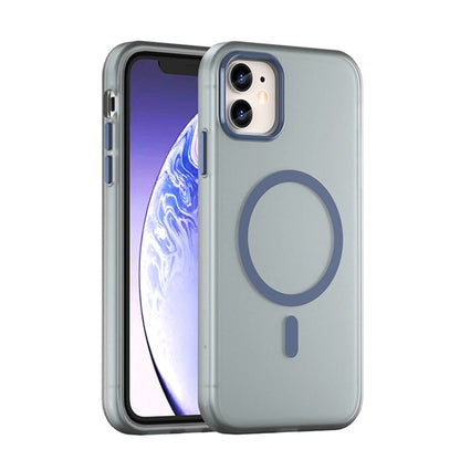 MagSafe Frosted Translucent TPU + PC Full Coverage Phone Case, For iPhone 13, For iPhone 12