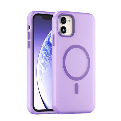 MagSafe Frosted Translucent TPU + PC Full Coverage Phone Case, For iPhone 13, For iPhone 12