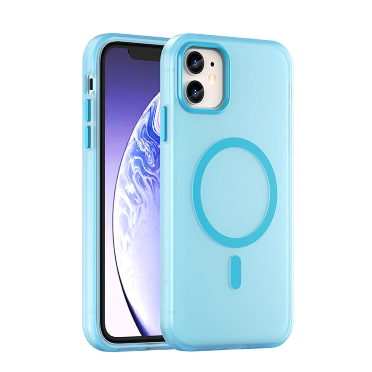 MagSafe Frosted Translucent TPU + PC Full Coverage Phone Case, For iPhone 13, For iPhone 12