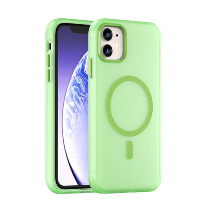 MagSafe Frosted Translucent TPU + PC Full Coverage Phone Case, For iPhone 13, For iPhone 12