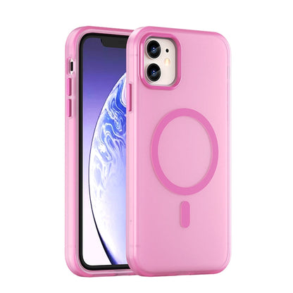 MagSafe Frosted Translucent TPU + PC Full Coverage Phone Case, For iPhone 13, For iPhone 12