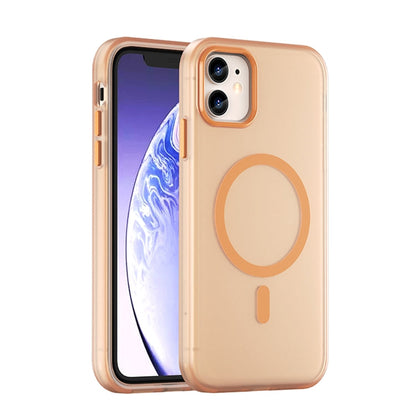 MagSafe Frosted Translucent TPU + PC Full Coverage Phone Case, For iPhone 13, For iPhone 12