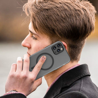 MagSafe Frosted Translucent TPU + PC Full Coverage Phone Case, For iPhone 11 Pro
