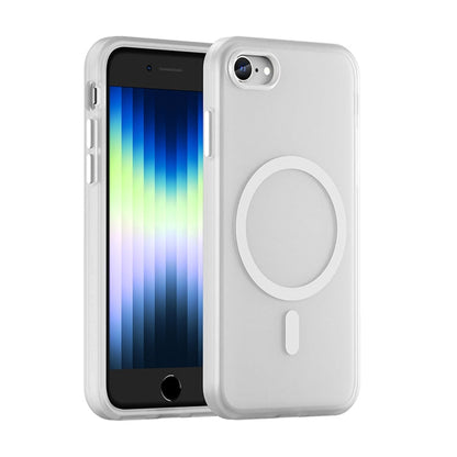 MagSafe Frosted Translucent TPU + PC Full Coverage Phone Case, For iPhone 14 Pro Max, For iPhone SE 2022 / 2020 / 8