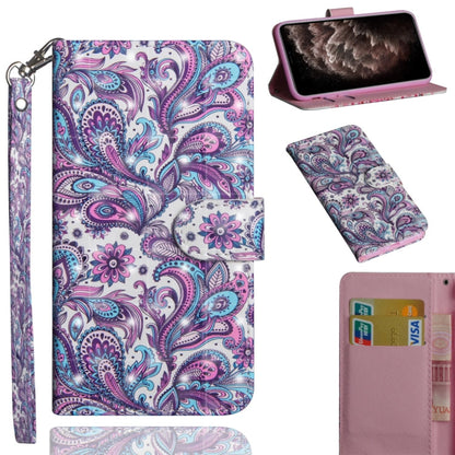 3D Painting Pattern Horizontal Flip TPU + PU Leather Case with Holder & Card Slots & Wallet & Lanyard, For iPhone 11 Pro Max, For iPhone 11 Pro