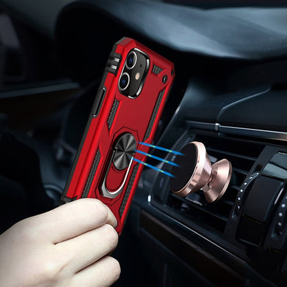 Shockproof TPU + PC Protective Case with 360 Degree Rotating Holder, For iPhone 12 Pro Max, For iPhone 12 / 12 Pro, For iPhone 12 mini, For Xiaomi Redmi 9