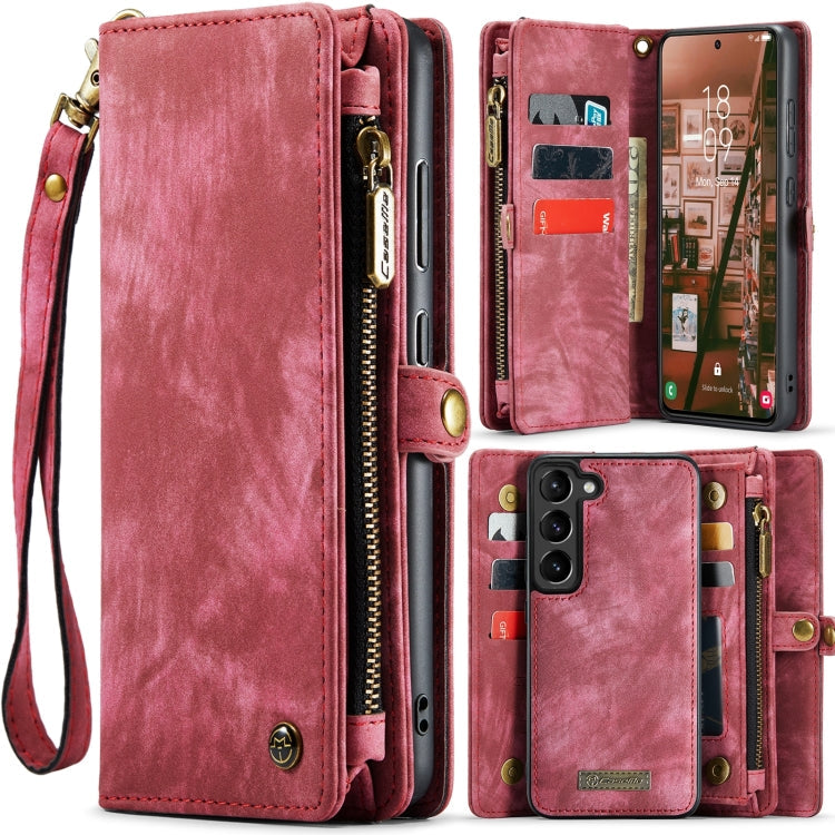 CaseMe 008 Detachable Multifunctional Leather Phone Case, For Samsung Galaxy S24 Ultra 5G, For Samsung Galaxy S24+ 5G, For Samsung Galaxy S24 5G