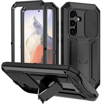 R-JUST Sliding Camera Life Waterproof Holder Phone Case, For Samsung Galaxy S25 Ultra 5G, For Samsung Galaxy S24 Ultra 5G, For Samsung Galaxy S24+ 5G, For Samsung Galaxy S24 5G