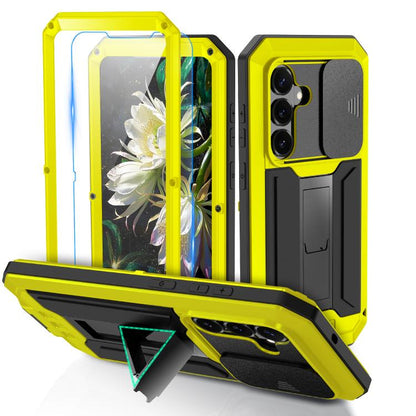 R-JUST Sliding Camera Life Waterproof Holder Phone Case, For Samsung Galaxy S26+ 5G, For Samsung Galaxy S26 Ultra 5G, For Samsung Galaxy S26 5G, For Samsung Galaxy S25 Edge 5G, For Samsung Galaxy S25 5G, For Samsung Galaxy S25+ 5G