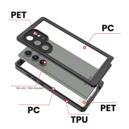 RedPepper IP68 Waterproof Phone Case, For Samsung Galaxy S24 Ultra 5G, For Samsung Galaxy S24+ 5G, For Samsung Galaxy S24 5G