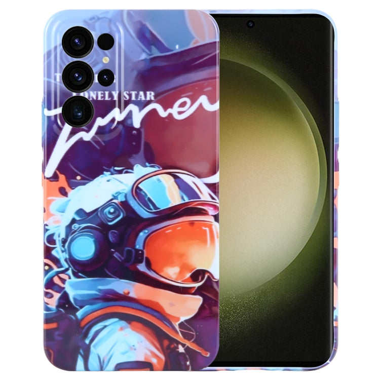 Painted Pattern Precise Hole PC Phone Case, For Samsung Galaxy S23 Ultra 5G