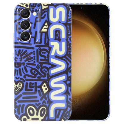 Painted Pattern Precise Hole PC Phone Case, For Samsung Galaxy S23+ 5G