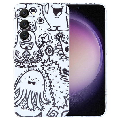 Painted Pattern Precise Hole PC Phone Case, For Samsung Galaxy S23 5G