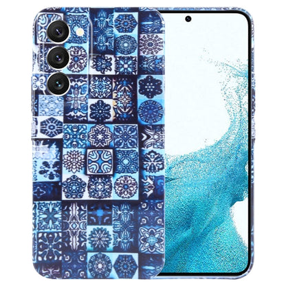 Painted Pattern Precise Hole PC Phone Case, For Samsung Galaxy S22 5G
