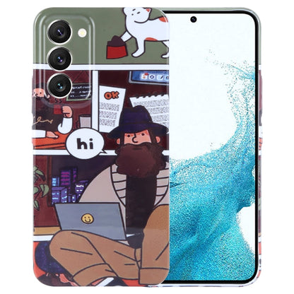 Painted Pattern Precise Hole PC Phone Case, For Samsung Galaxy S22 5G