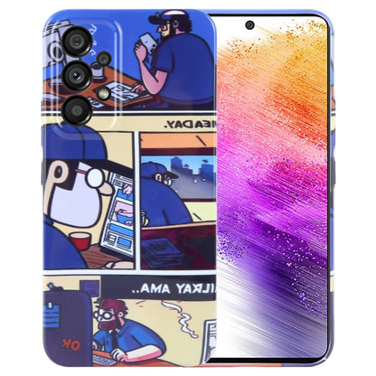 Painted Pattern Precise Hole PC Phone Case, For Samsung Galaxy A73 5G