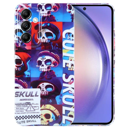 Painted Pattern Precise Hole PC Phone Case, For Samsung Galaxy A54 5G