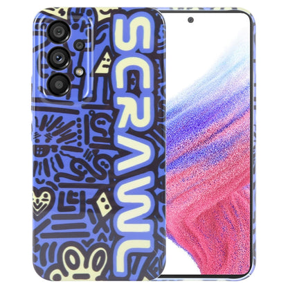Painted Pattern Precise Hole PC Phone Case, For Samsung Galaxy A53 5G