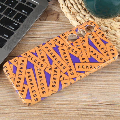 Painted Pattern Precise Hole PC Phone Case, For Samsung Galaxy A21s