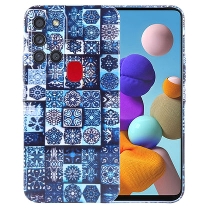Painted Pattern Precise Hole PC Phone Case, For Samsung Galaxy A21s