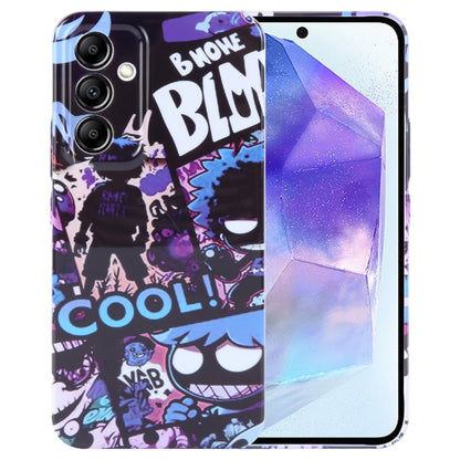 Painted Pattern Precise Hole PC Phone Case, For Samsung Galaxy A55 5G