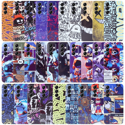 Painted Pattern Precise Hole PC Phone Case, For Samsung Galaxy A55 5G