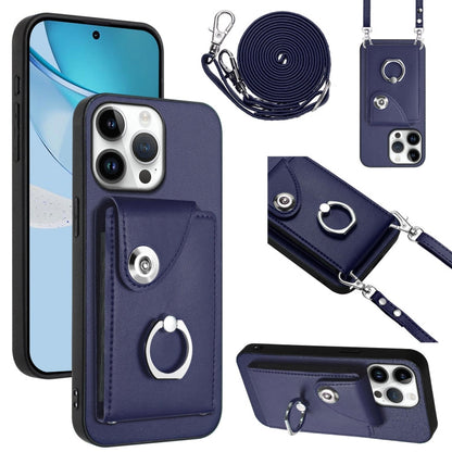 Organ Card Bag Ring Holder Phone Case with Long Lanyard, For iPhone Air, For iPhone 16 Pro Max, For iPhone 16 Pro, For iPhone 16 Plus