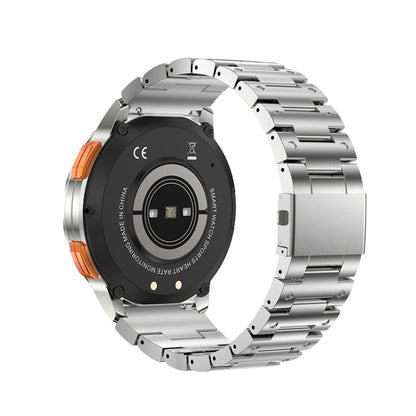AK59 1.43 inch AMLOED Round Screen Steel Strap Smart Watch