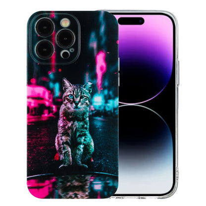Colorful Painting Pattern TPU Phone Case, For iPhone 16, For iPhone 15 Pro Max, For iPhone 15 Pro