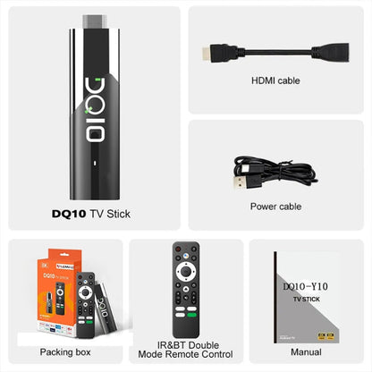 LEMFO DQ10 Allwinner H618 Quad Core ARM Cortex A53 8K HD Android TV Stick, 2GB+16GB