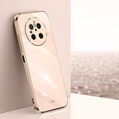 XINLI Straight 6D Plating Gold Edge TPU Phone Case, For Huawei Mate 70 Pro / 70 Pro+, For Huawei Mate 70, For Huawei Nova 13 Pro