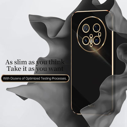 XINLI Straight 6D Plating Gold Edge TPU Phone Case, For Huawei Mate 70 Pro / 70 Pro+, For Huawei Mate 70, For Huawei Nova 13 Pro
