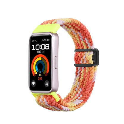 xDfind Magnetic Buckle Nylon Braid Watch Band, For Huawei Band 10 / 9 / 8